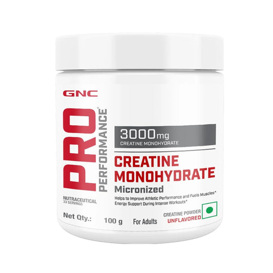 GNC Pro Performance Pure Micronized Creatine Monohydrate, 100 g (0.22 lb)