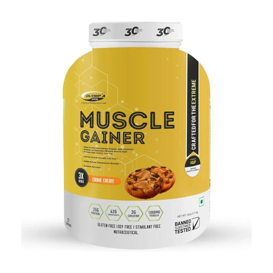 Olympia Nutrition 3x series muscle gainer whey protein 3 kg