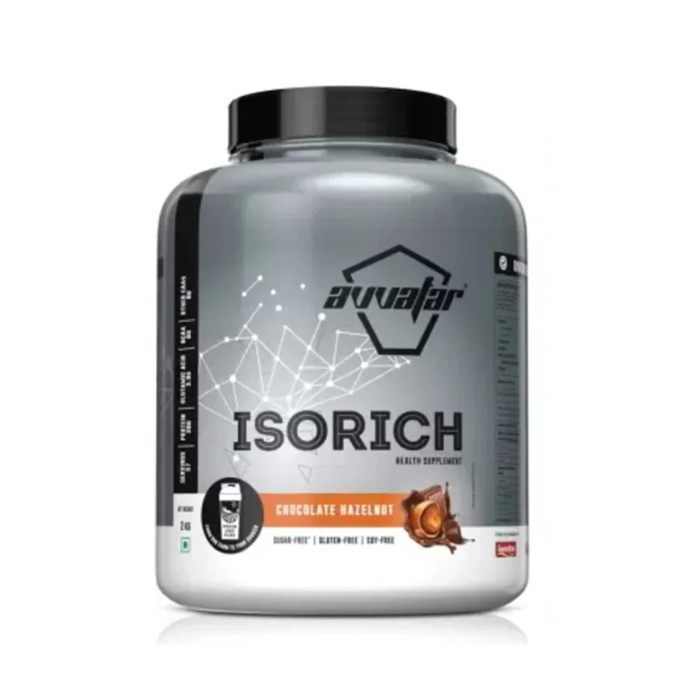 Avvatar Isorich Protein | 2 Kg | Chocolate Hazelnut Flavour
