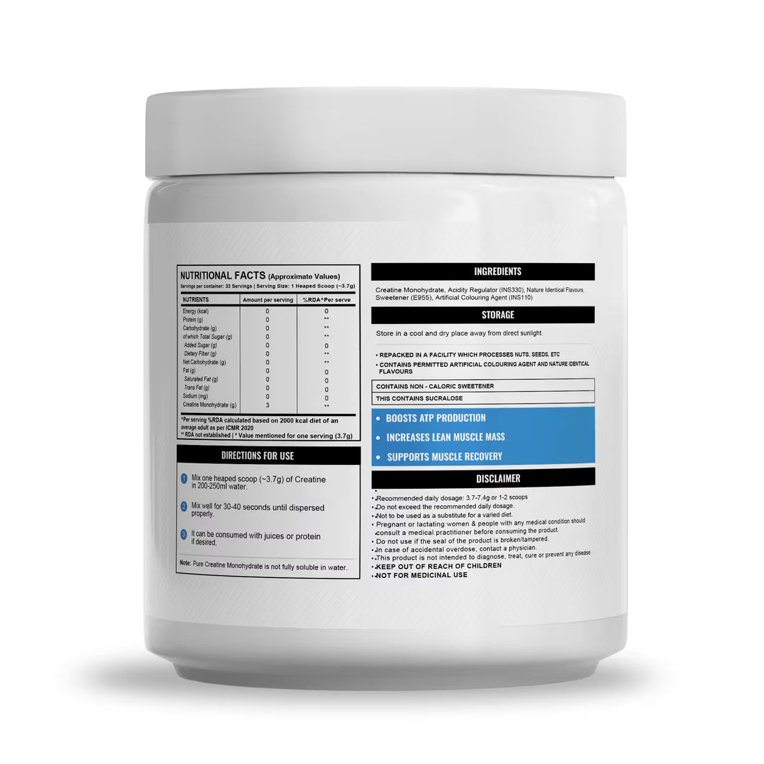 WELLVERSED-CREATINE MONOHYDRATE -TROPICAL TANGO-122GM
