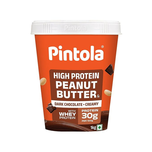 PINTOLA HIGH PROTEIN PEANUT BUTTER CRUNCHY-1KG