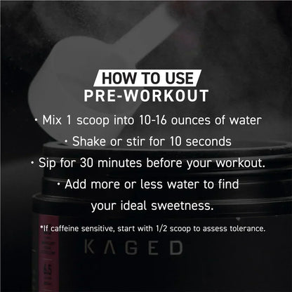 KAGED-PREWORKOUT-PINK LEMONADE-20 SERVINGS