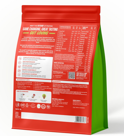 Superyou Pro Fermented Yeast Protein Isolate 1kg | 24g Protein| Chocolate | Higher Absorption than Plant Protein | Superior Muscle Recovery | Gut Friendly | Vegan Protein | PDCAAS of 1