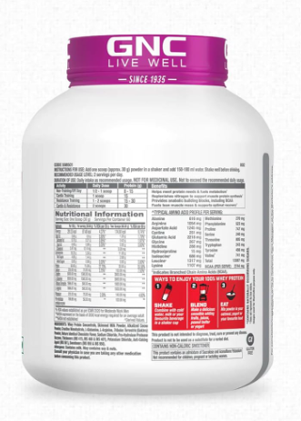 GNC Pro Performance Power Protein | 4 lbs/1.81kg