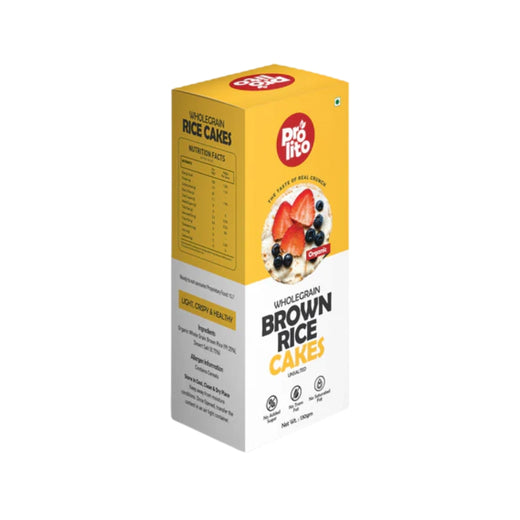 PROLITO WHOLEGRAIN BROWM RICE CAKE UNSALTED (130GM)