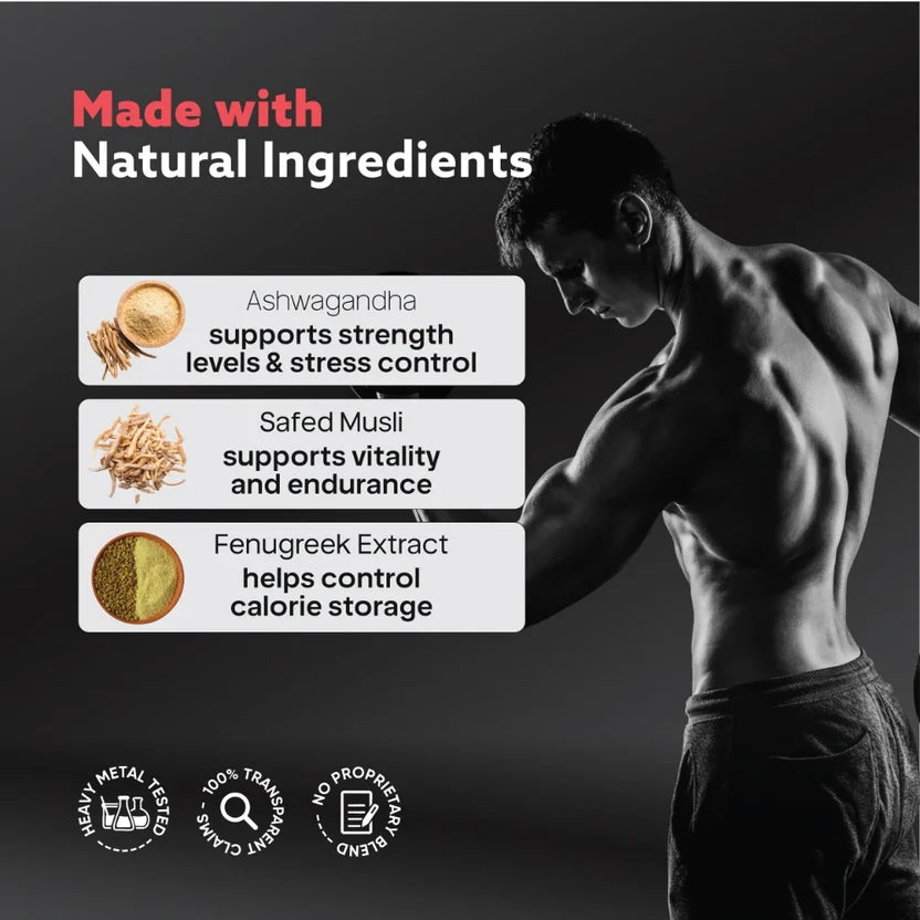 TESTO GH – Daily Strength & Vitality Support with 7 Potent Actives