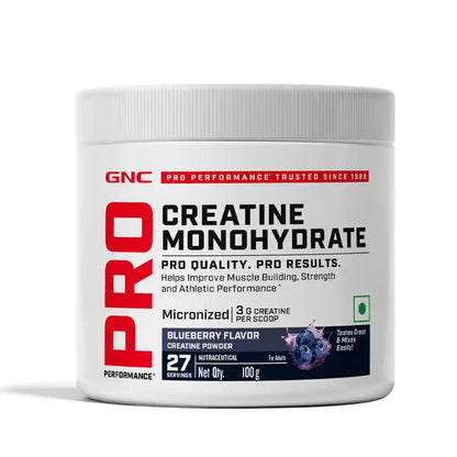 GNC Pro Performance Creatine Monohydrate 100 gram ( Powerful Muscle Pump for Intense Workout)