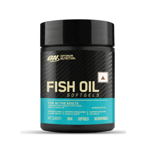 Optimum Nutrition (ON) Fish Oil - 60 Capsules, 1000 mg Fish Oil, 180 mg EPA, 120mg DHA