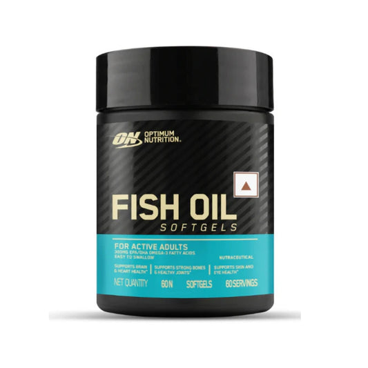 Optimum Nutrition (ON) Fish Oil - 60 Capsules, 1000 mg Fish Oil, 180 mg EPA, 120mg DHA