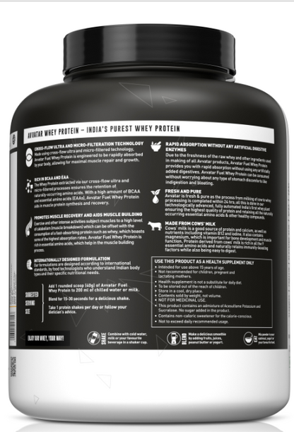 Avvatar Fuel Whey | 2 Kg | Belgian Chocolate Flavour