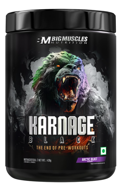 Bigmuscles Nutrition Karnage Black Preworkout (Sex On The Beach, 420g)