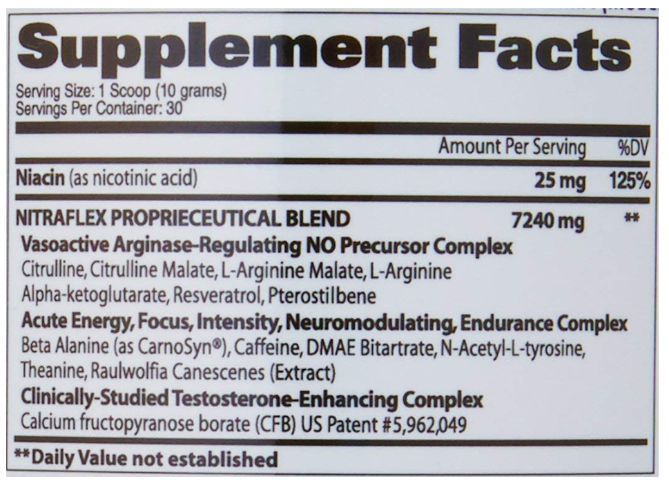 GAT Sport Nitraflex Fruit Punch Flavour powder -Pack of 30 Servings