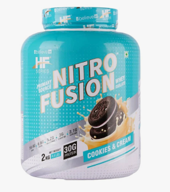 HF Series Nitro Fusion Whey Isolate Protein with Creatine, EAA and glutamine|30G PROTEIN|62 servings|2kg-4.4lbs