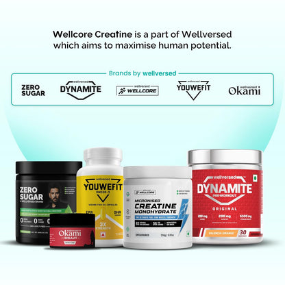 WELLVERSED-CREATINE MONOHYDRATE -WATERMELON WAVE-307GM