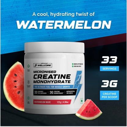 WELLVERSED-CREATINE MONOHYDRATE -WATERMELON WAVE-122GM