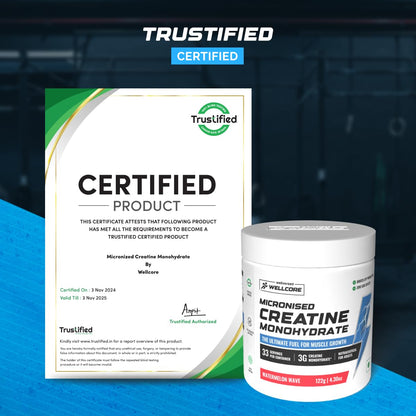 WELLVERSED-CREATINE MONOHYDRATE -WATERMELON WAVE-122GM