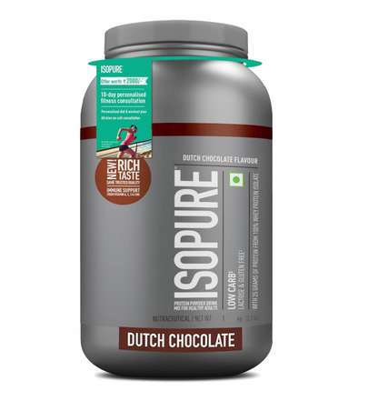 Isopure Unflavored Protein Powder – 2.20 lbs, 1 kg, Whey Protein Isolate, Zero-carb/sugar/fat, Lactose-free