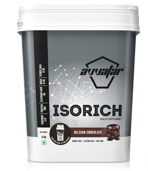 Avvatar Isorich Protein | 2 Kg | Chocolate Hazelnut Flavour