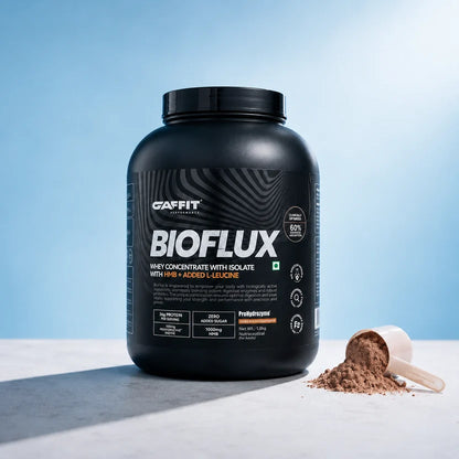 GAFFIT BIOFLUX – Whey Protein with HMB, Added L-Leucine & ProHydrozyme
