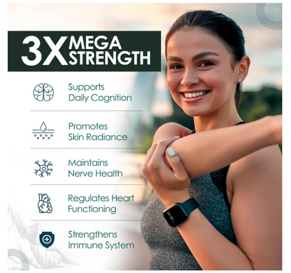 SwissLife Forever Plant Based Vegan Omega 369 with Algal DHA | Support Brain, Nerve, Heart & Immune Health | Healthy Skin for Men & Women