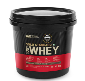 ON (Optimum Nutrition) Gold Standard 100% Whey Protein, 2.27 kg (5 lb), Double Rich Chocolate