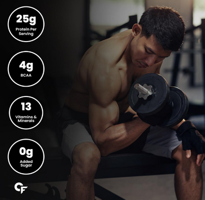 Carbamide Forte Vegan Protein Powder - Plant Based Protein Powder with Multivitamin, Minerals, Superfoods, Pea Protein, Digestive Enzymes | Alphonso Mango Flavour - 1Kg