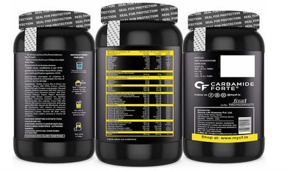 Carbamide Forte Vegan Protein Powder - Plant Based Protein Powder with Multivitamin, Minerals, Superfoods, Pea Protein, Digestive Enzymes | Alphonso Mango Flavour - 1Kg