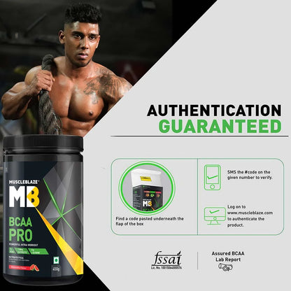 MuscleBlaze BCAA Pro Essential Amino Acids Watermelon • 30 Servings • 450 g
