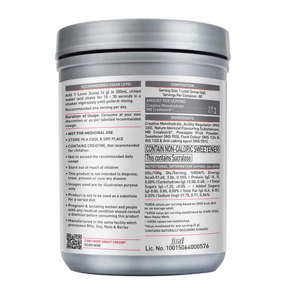 MUSCLE BLAZE CRE-AMP-PERFORMANCE BOOSTERS-CREAMP-JUICY BERRIES-320 G