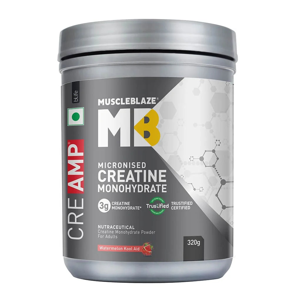 MUSCLE BLAZE CRE-AMP-PERFORMANCE BOOSTERS-CREAMP-WATERMELON KOOL AID-320 GM