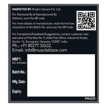 MUSCLEBLAZE-CREAMP-CITRUS BLAST-120 GM