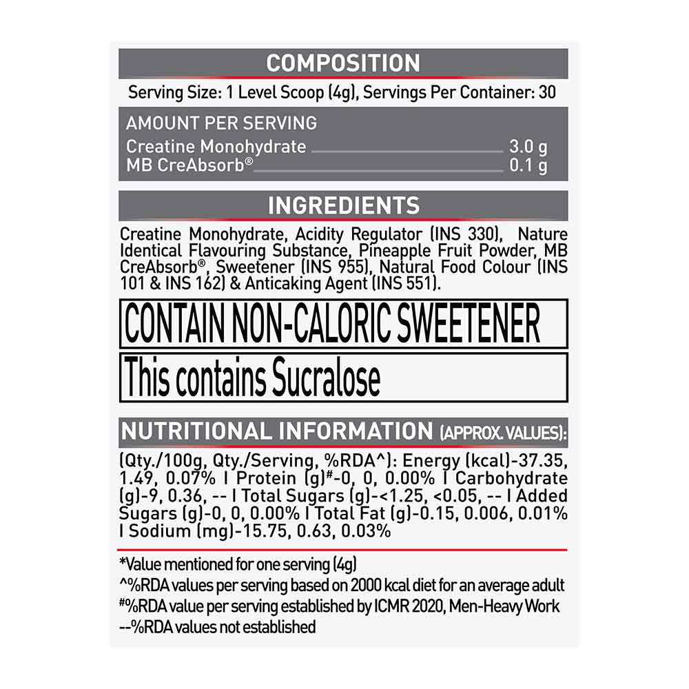 MUSCLEBLAZE-CREAMP-CITRUS BLAST-120 GM