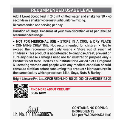 MUSCLEBLAZE-CREAMP-CITRUS BLAST-120 GM