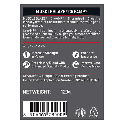 MUSCLEBLAZE-CREAMP-CITRUS BLAST-120 GM