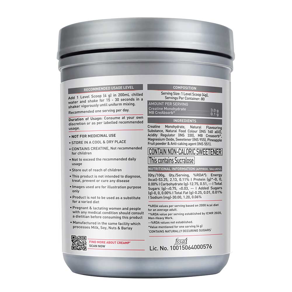 MUSCLEBLAZE-CREAMP-SUNSET MANGO-320 GM
