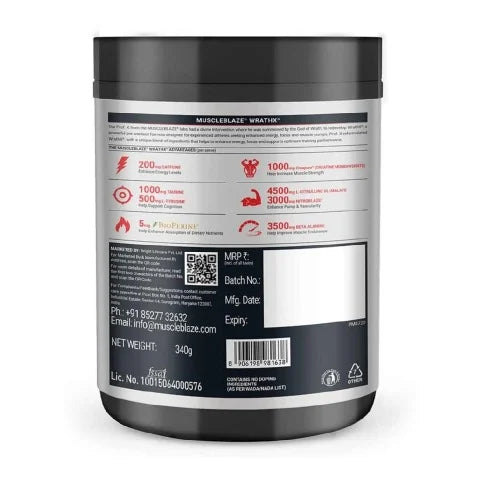 MuscleBlaze MB Warthx – 340g