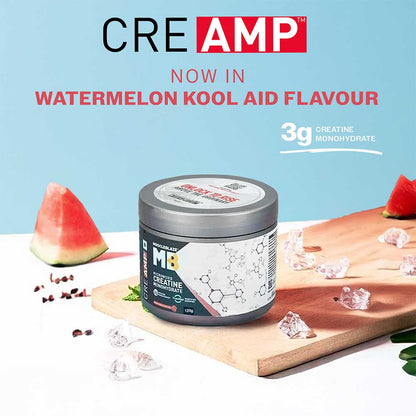 MuscleBlaze Micronised Creatine Monohydrate CreAMP Powder, (129 servings, 400g)