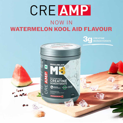 MUSCLE BLAZE CRE-AMP-PERFORMANCE BOOSTERS-CREAMP-WATERMELON KOOL AID-320 GM