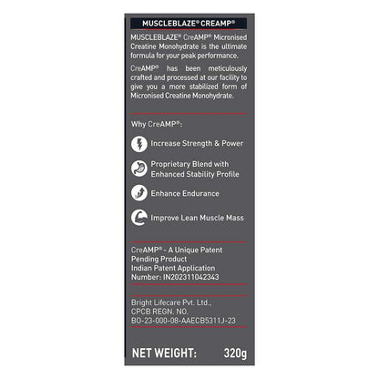 MUSCLEBLAZE-CREAMP-CITRUS BLAST-320 GM