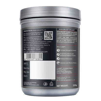 MUSCLEBLAZE-CREAMP-CITRUS BLAST-320 GM
