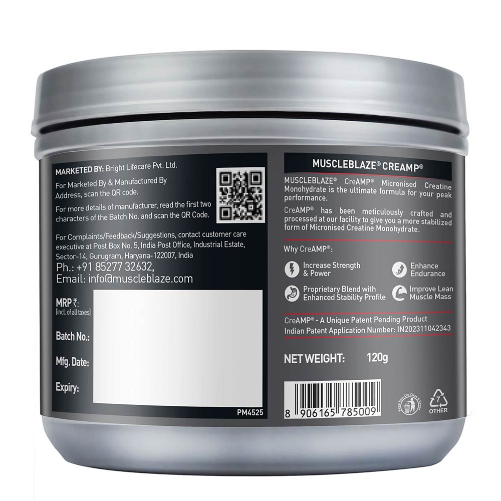 MUSCLEBLAZE-CREAMP-CITRUS BLAST-120 GM