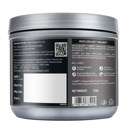 MUSCLEBLAZE-CREAMP-CITRUS BLAST-120 GM