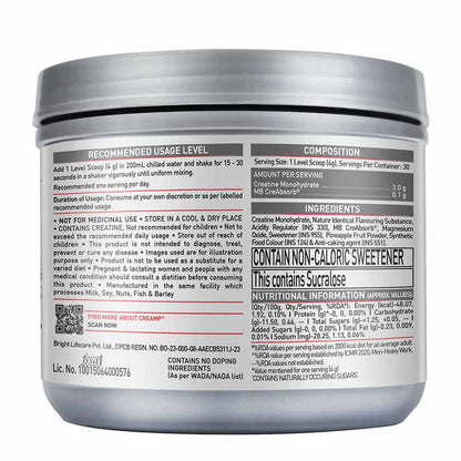 MUSCLEBLAZE-CREAMP-WATERMELON KOOL AID-120 GM