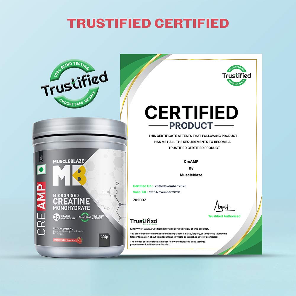 MUSCLE BLAZE CRE-AMP-PERFORMANCE BOOSTERS-CREAMP-WATERMELON KOOL AID-320 GM