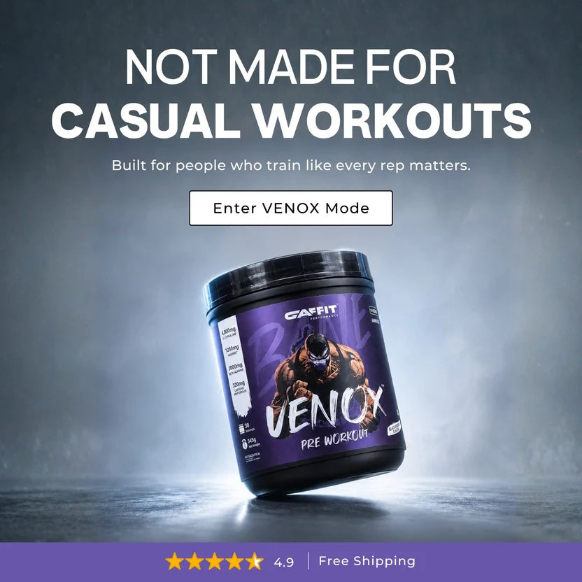 GAFFIT-VENOX PRE-WORKOUT-BLACK CURRANT-360GM