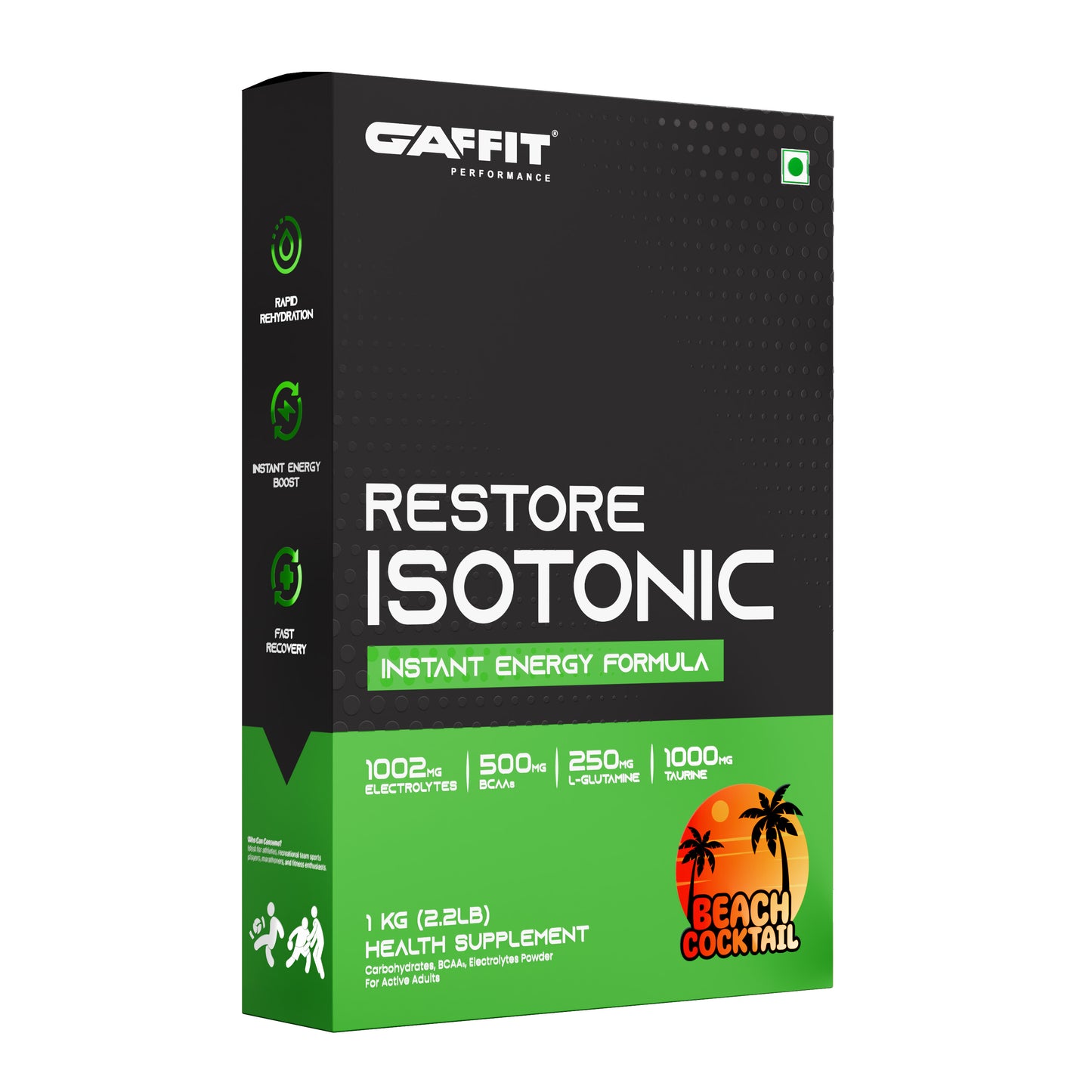 GAFFIT RESTORE ISOTONIC - INSTANT ENERGY & ELECTROLYTE FORMULA
