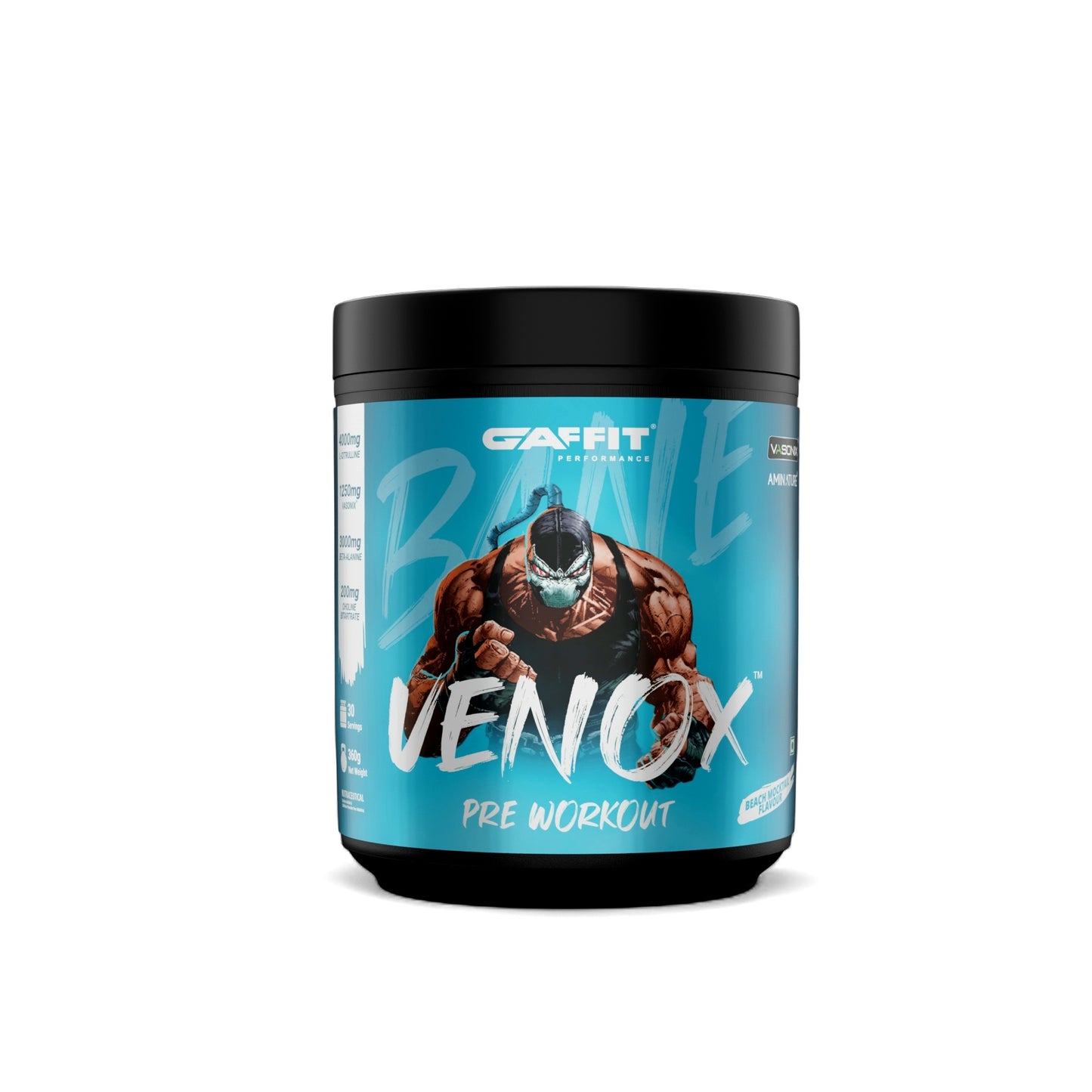 GAFFIT VENOX PREWORKOUT | 5 FLAVOURS | 360 GM