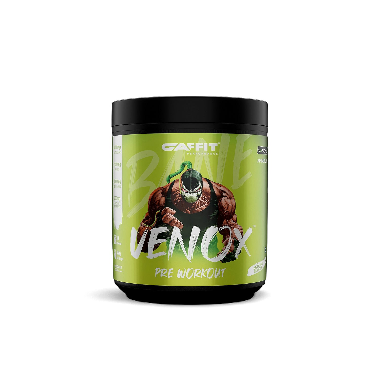 GAFFIT VENOX PREWORKOUT | 5 FLAVOURS | 360 GM