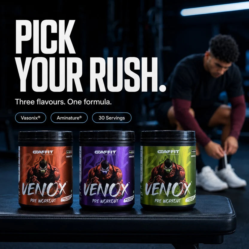 GAFFIT-VENOX PRE-WORKOUT-BLACK CURRANT-360GM