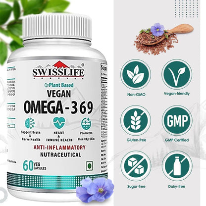 Swisslife Vegan Omega-369 – 60 Veg Capsules
